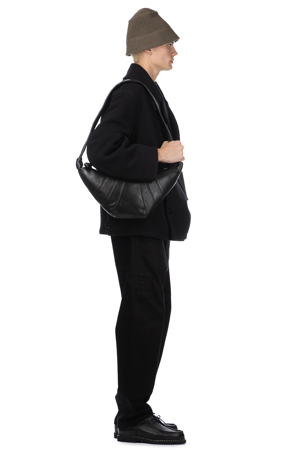 Lemaire - Medium Croissant Bag - Soft Nappa Leather - Dark Chocolate