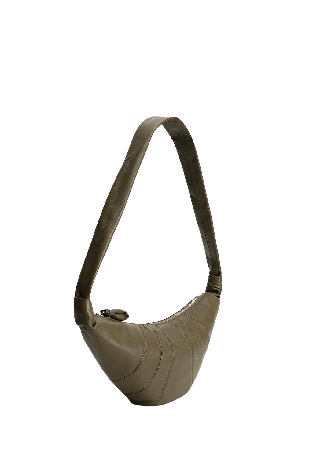 Lemaire - Medium Croissant Bag - Soft Nappa Leather - Dark Khaki