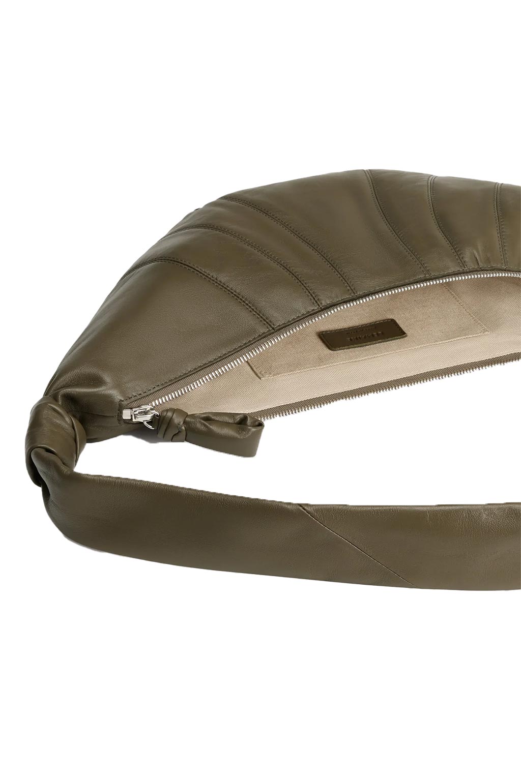 Lemaire - Medium Croissant Bag - Soft Nappa Leather - Dark Khaki