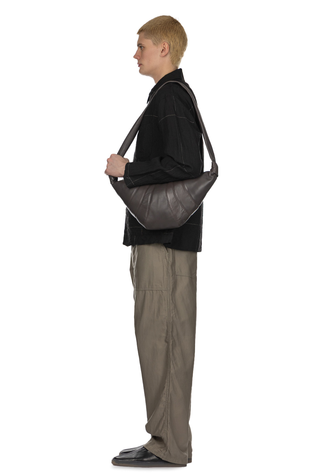 Lemaire - Medium Croissant Bag- Mink