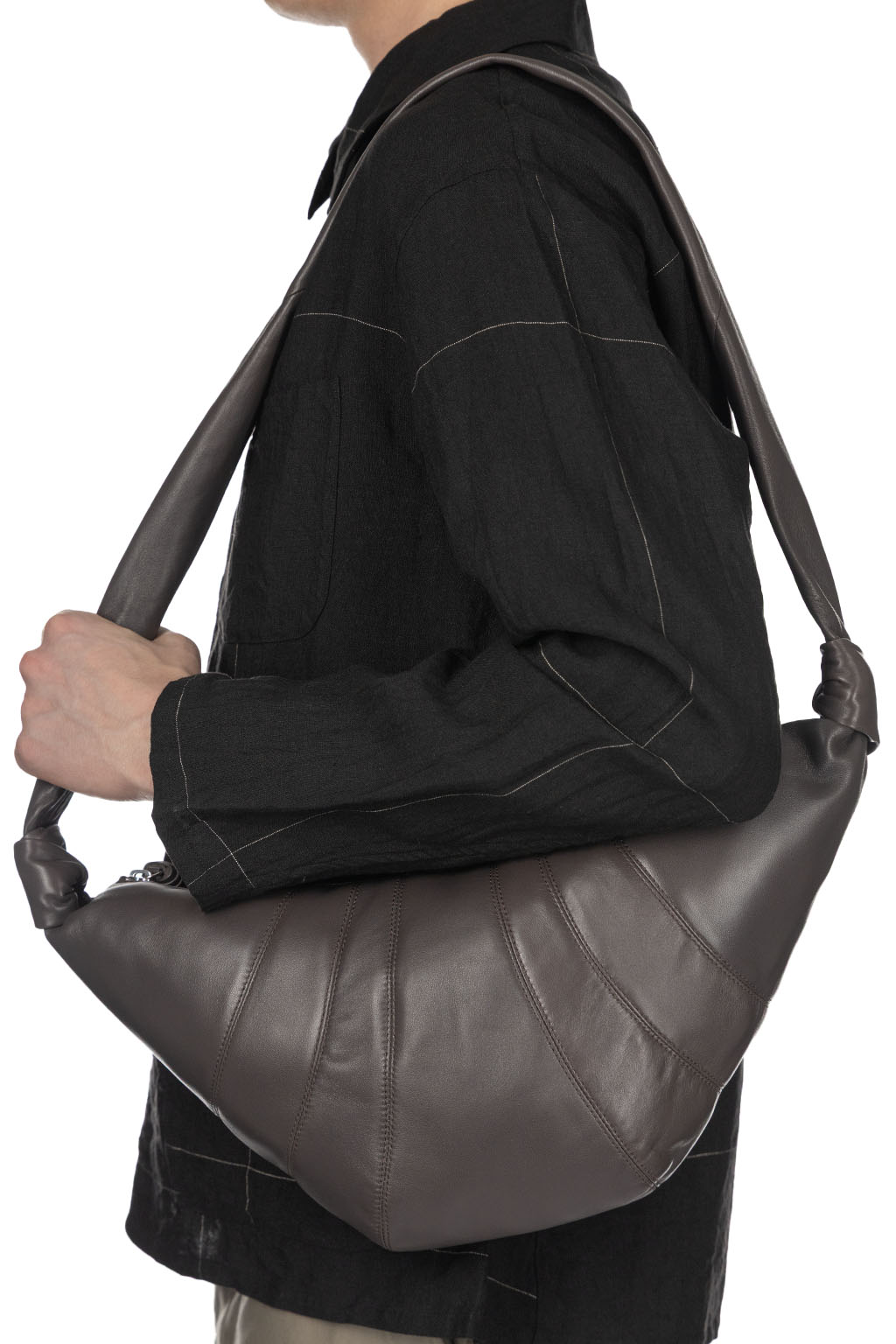 Lemaire - Medium Croissant Bag- Mink