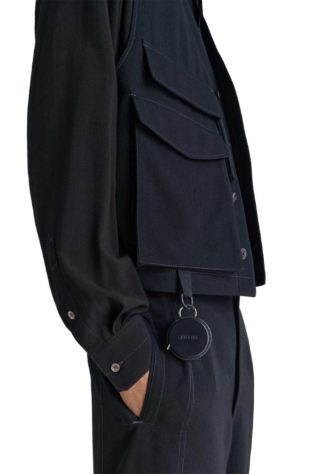Lemaire - Molded Tape Necklace - Black