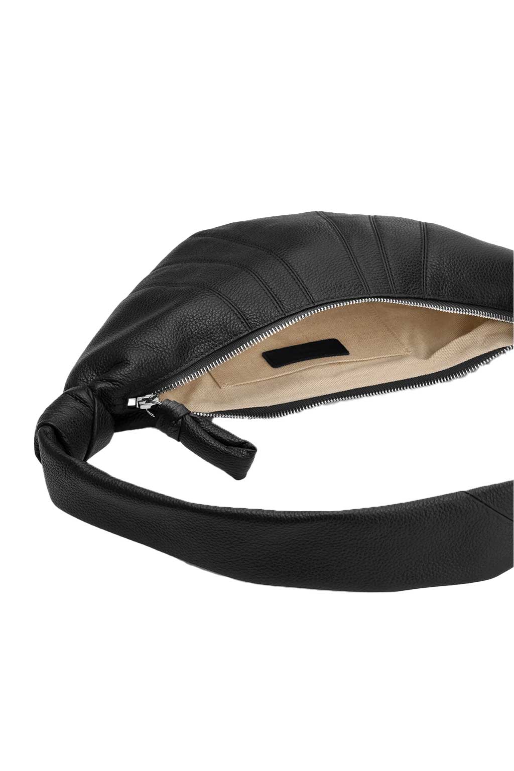 Lemaire - Small Croissant Bag - Soft Grained Leather - Black