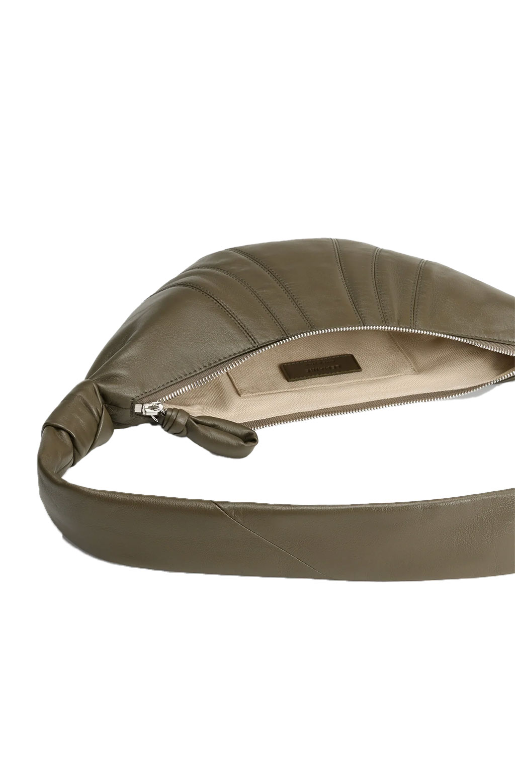 Lemaire - Small Croissant Bag - Soft Nappa Leather - Dark Khaki