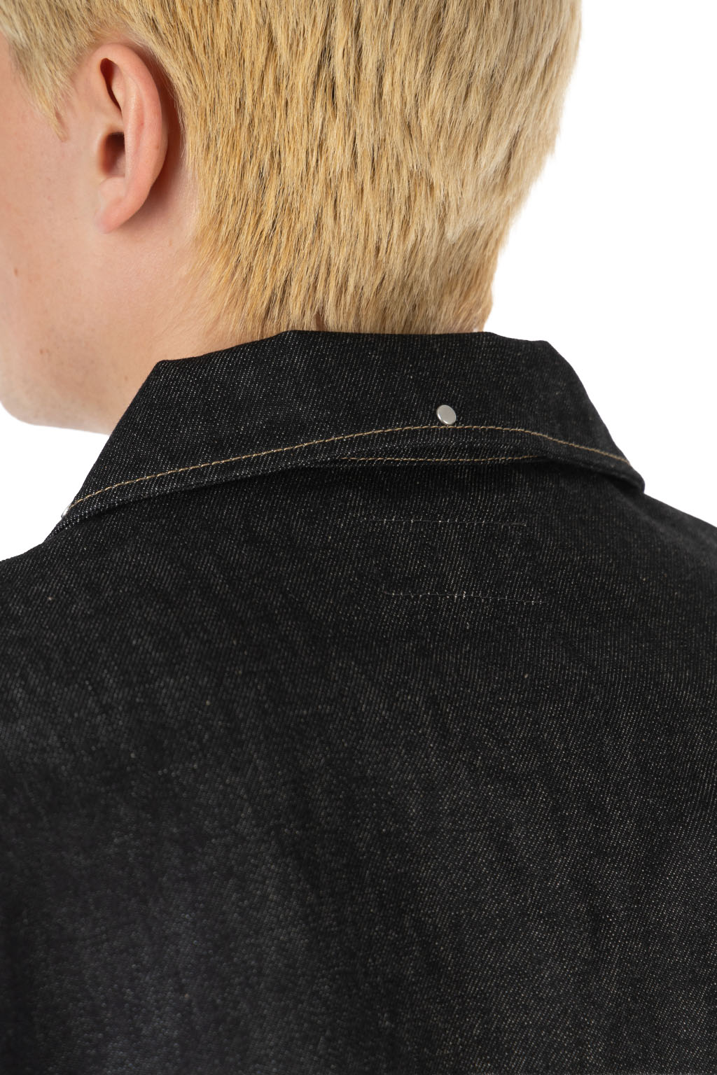 Lemaire - Trucker Jacket with Studs - Denim - Slate