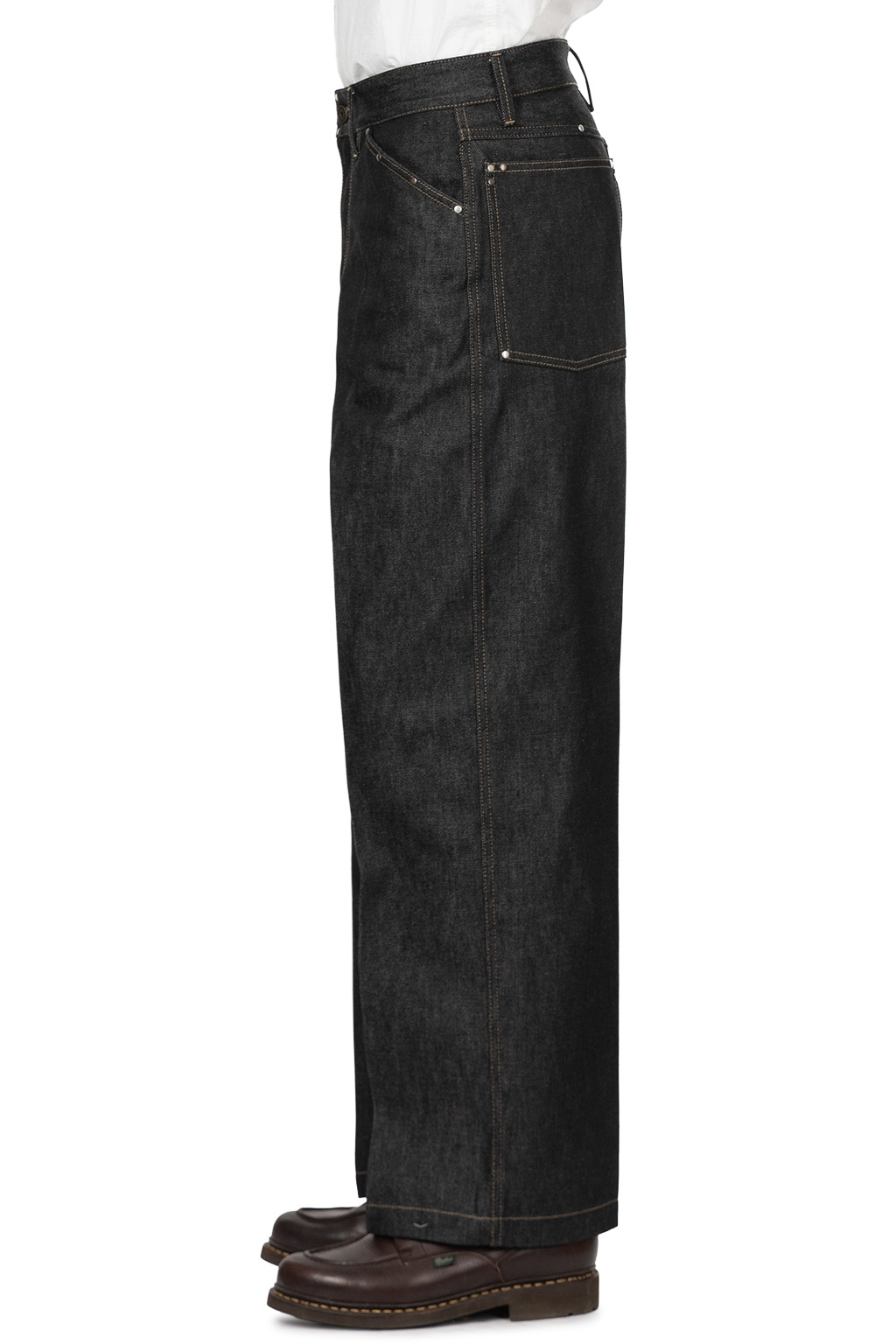 Lemaire - Wide Pants with Studs - Slate