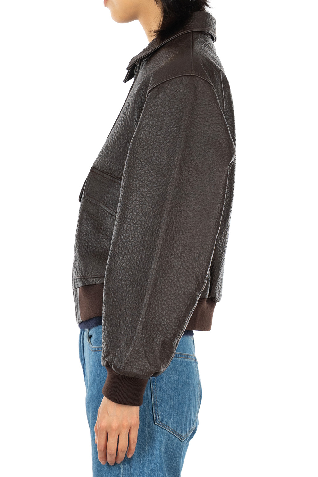 Levi's Made In Japan - Blue Tab Flight Jacket - Ganache Leather