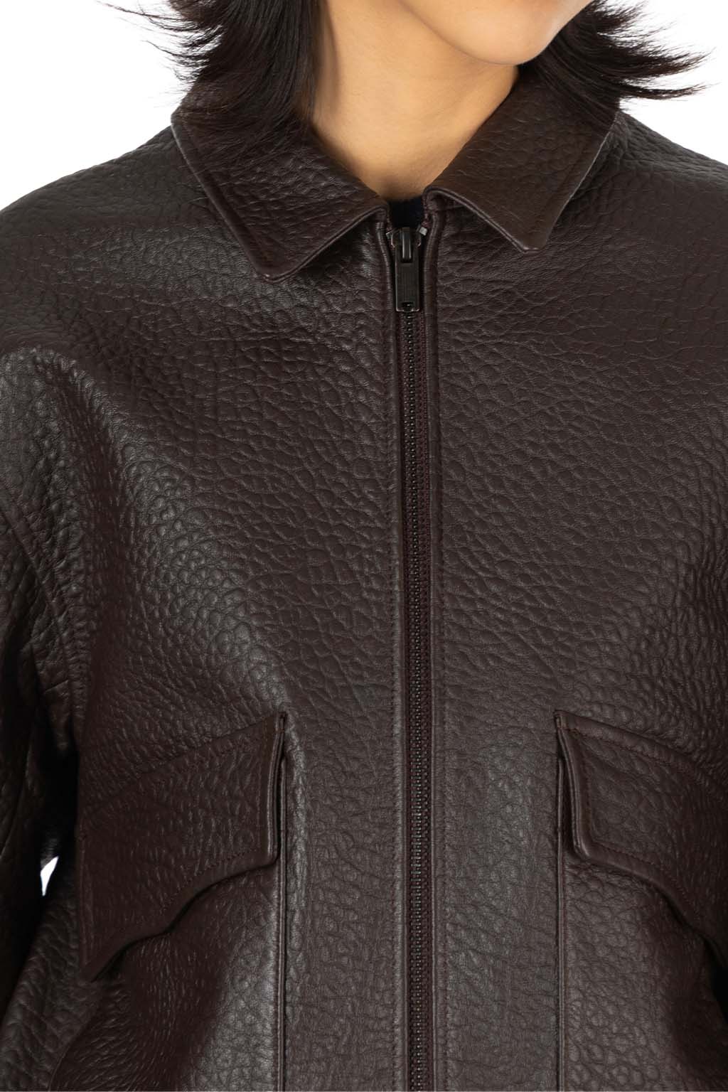 Levi's Made In Japan - Blue Tab Flight Jacket - Ganache Leather