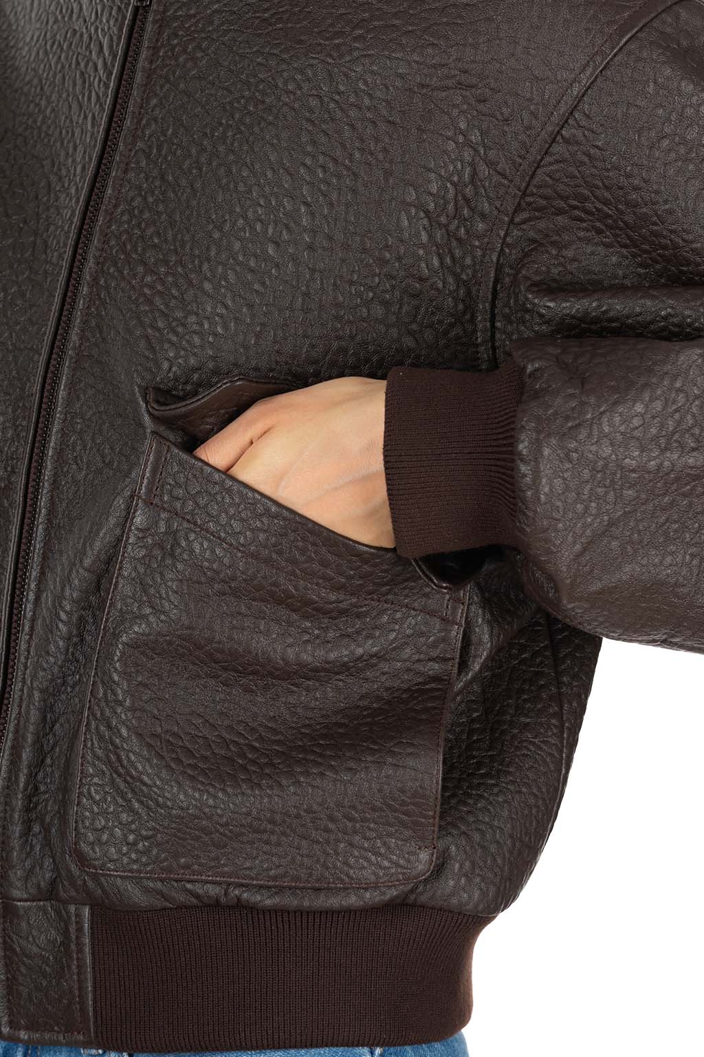 Levi's Made In Japan - Blue Tab Flight Jacket - Ganache Leather