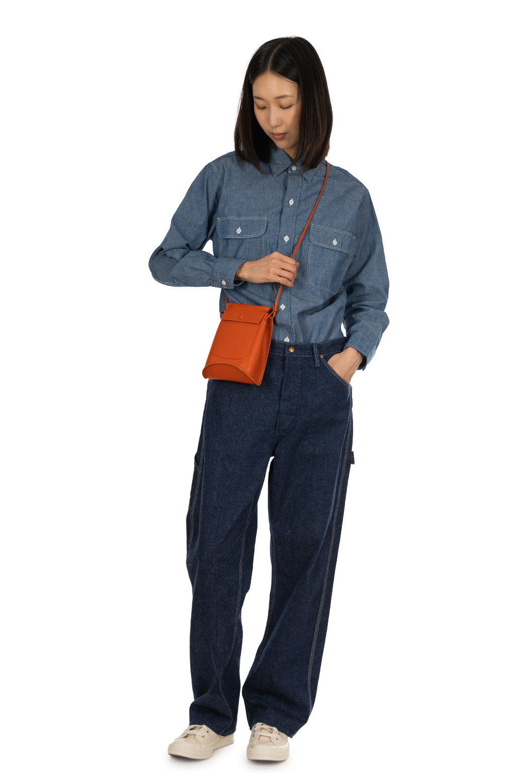MARROW - Bent Pouch - Vermilion