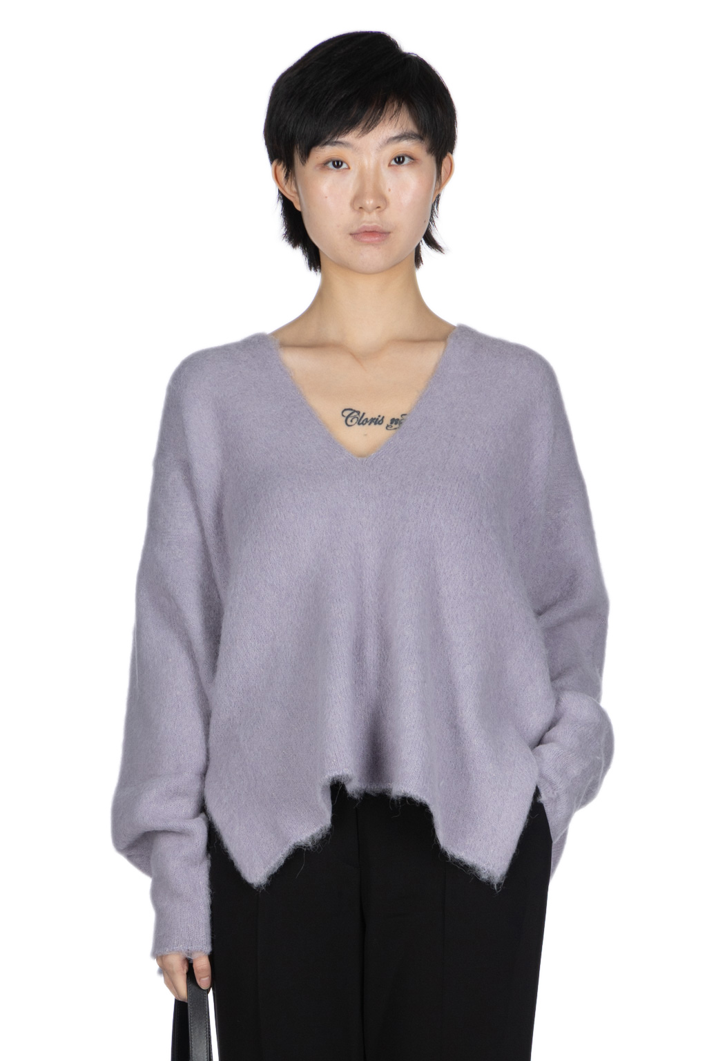 Mame Kurogouchi Alpaca Knitted Top