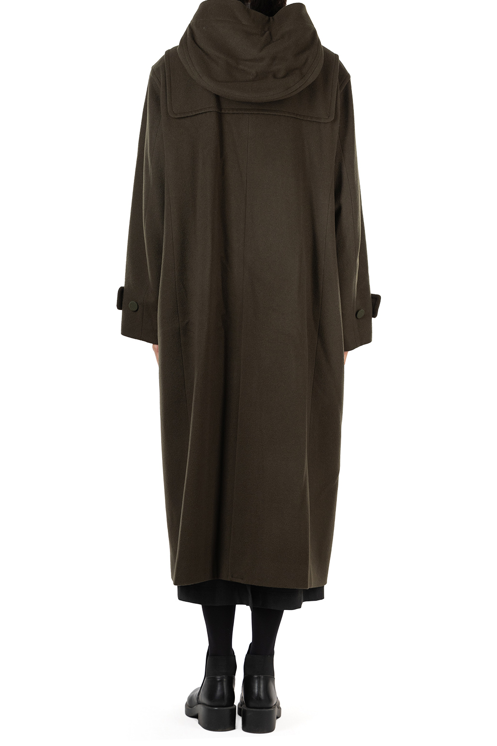 Mame Kurogouchi - Cording Embroidery Duffle Coat - Khaki