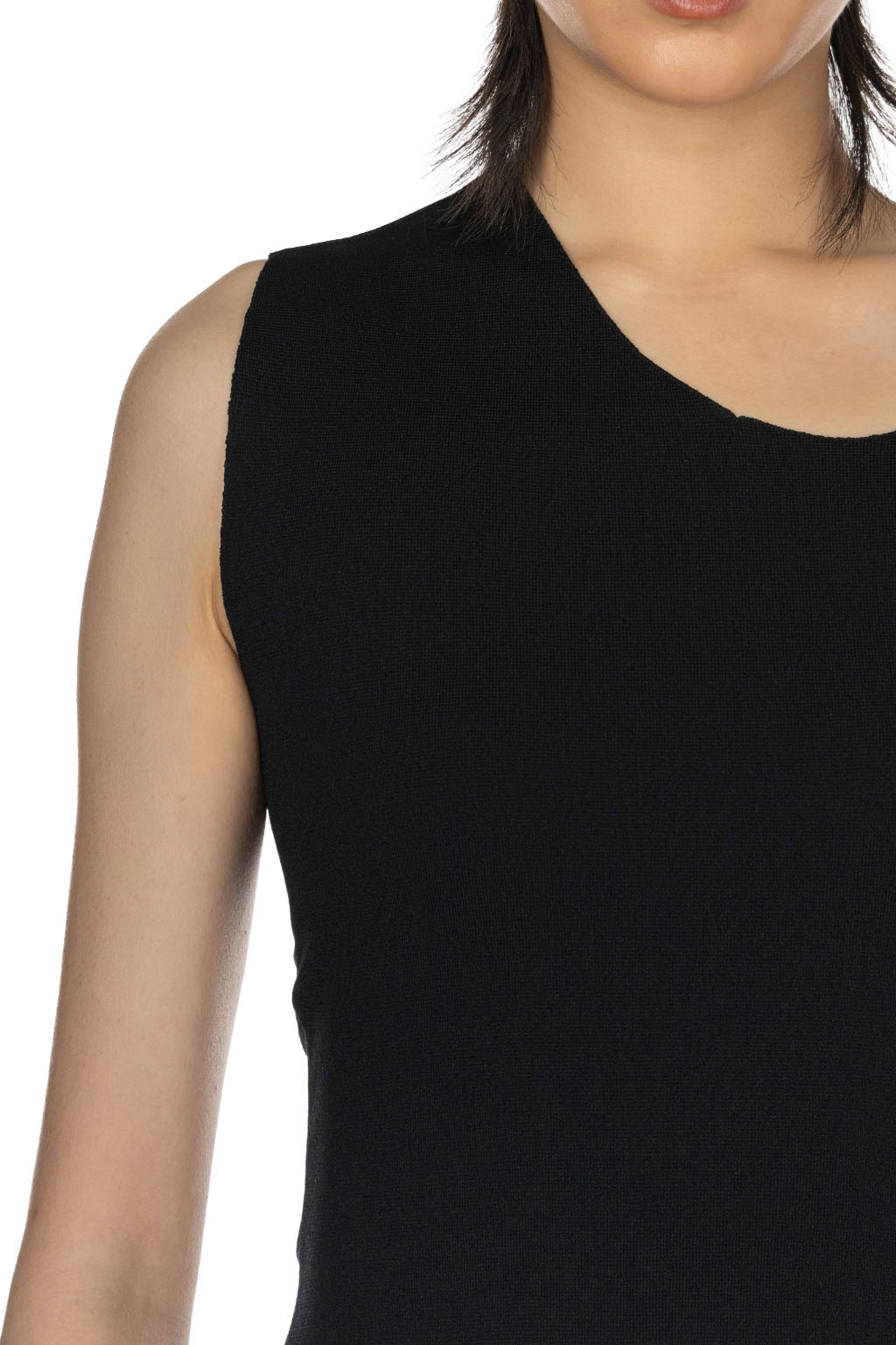 Mame Kurogouchi - Cut-Out Sleeveless Top - Black