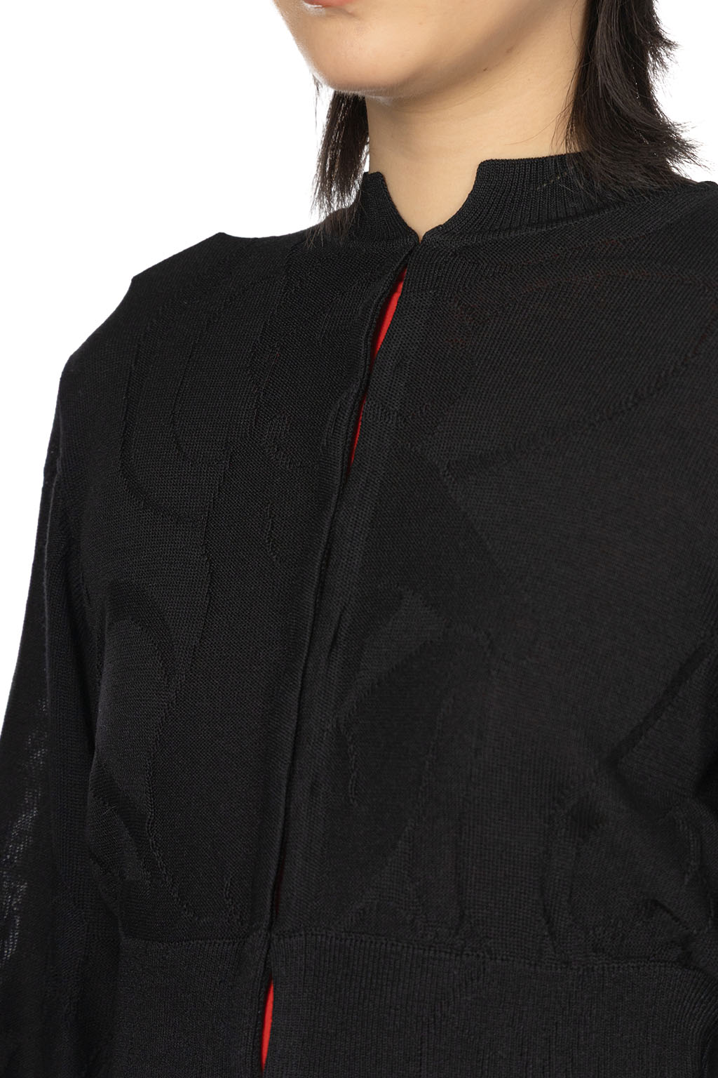 Mame Kurogouchi - Knit Cardigan - Black