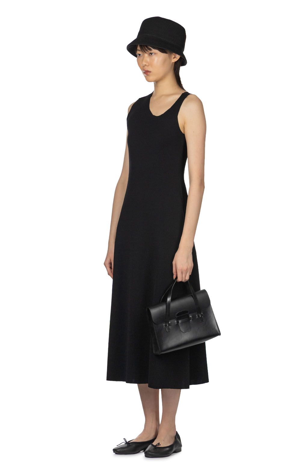 Mame Kurogouchi - One Piece Sleeveless Dress - Black