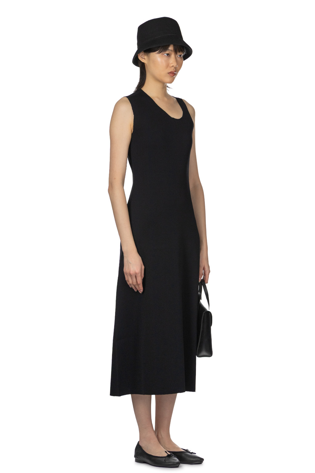 Mame Kurogouchi - One Piece Sleeveless Dress - Black
