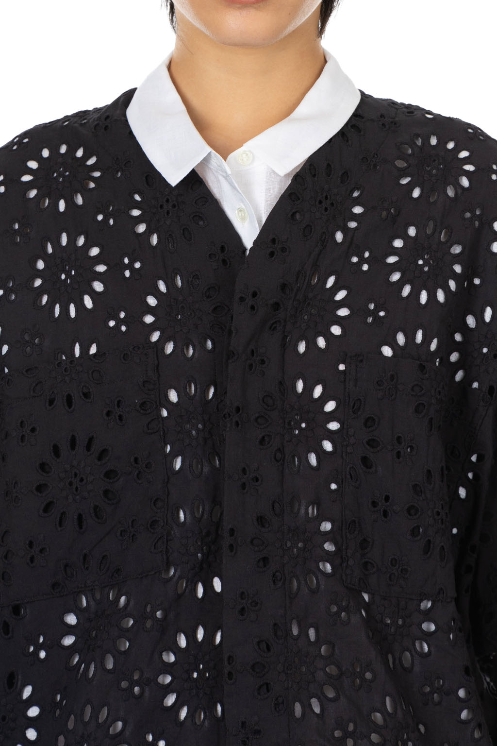 Manon - Floral Blouse - Black