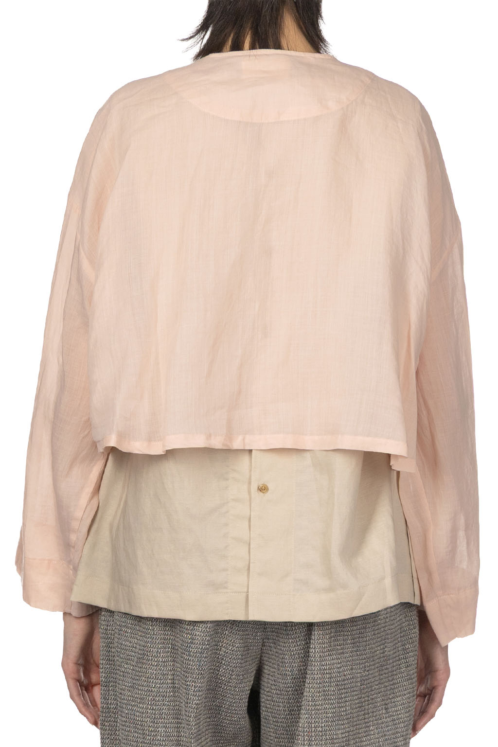 Manon - Over Dye Ramie Short Jacket - Pink