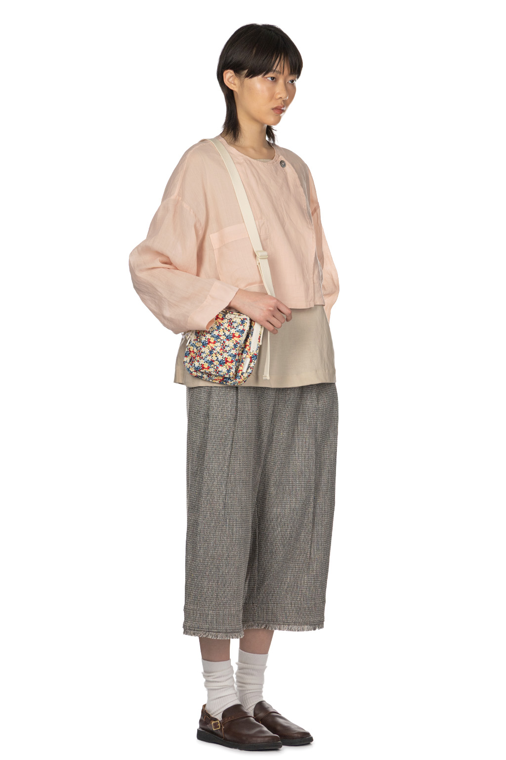 Manon - Over Dye Ramie Short Jacket - Pink