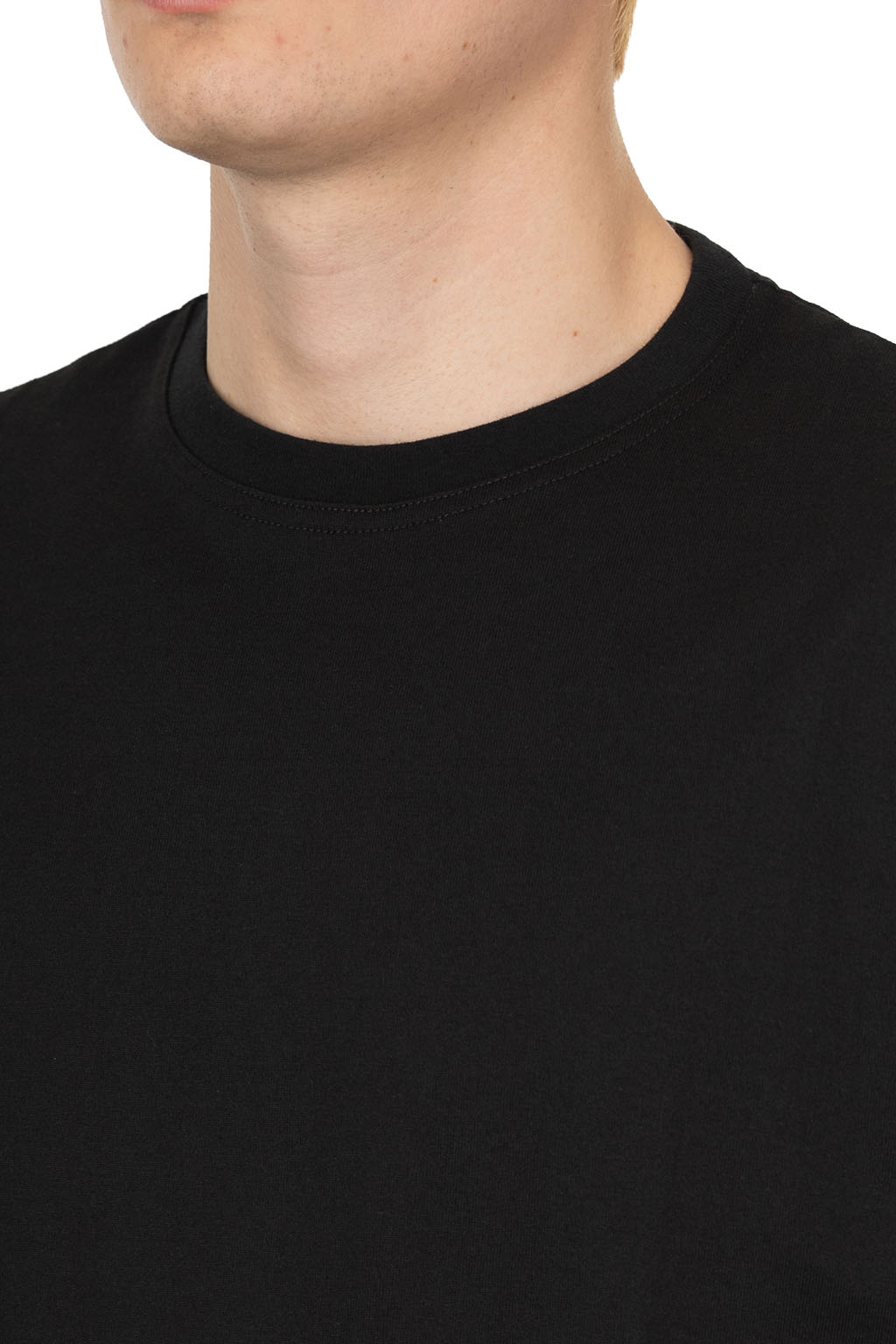 Manual Alphabet - 40/2 Wide Spindle SS Tee - Black