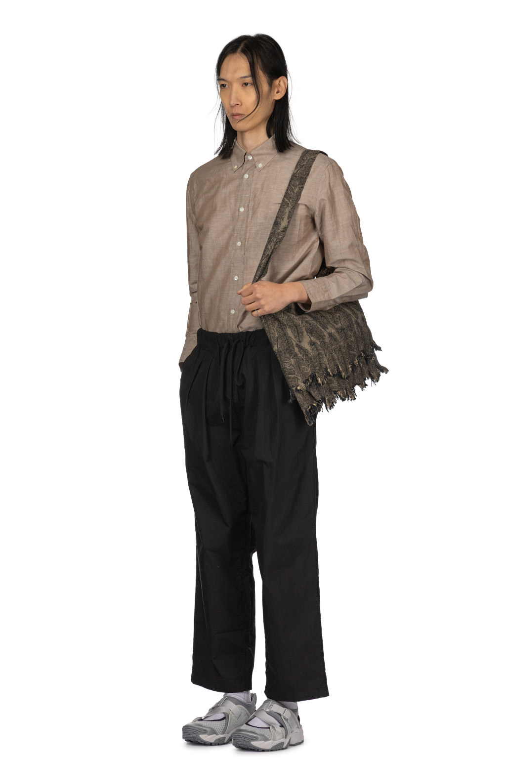 Manual Alphabet - Cotton Nylon Weather Easy Pants - Black