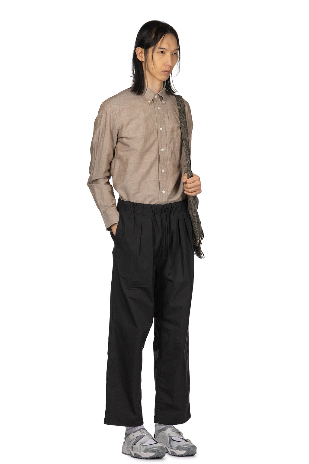 Manual Alphabet - Cotton Nylon Weather Easy Pants - Black