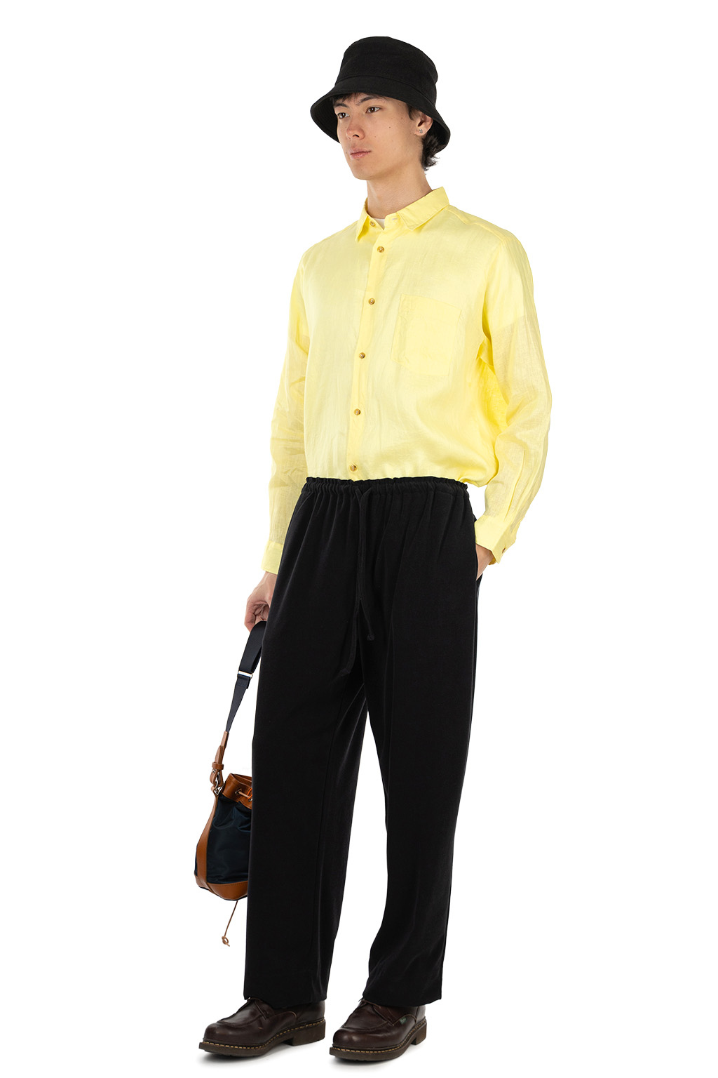 Manual Alphabet - High Gauge Pile Easy Pants - Black
