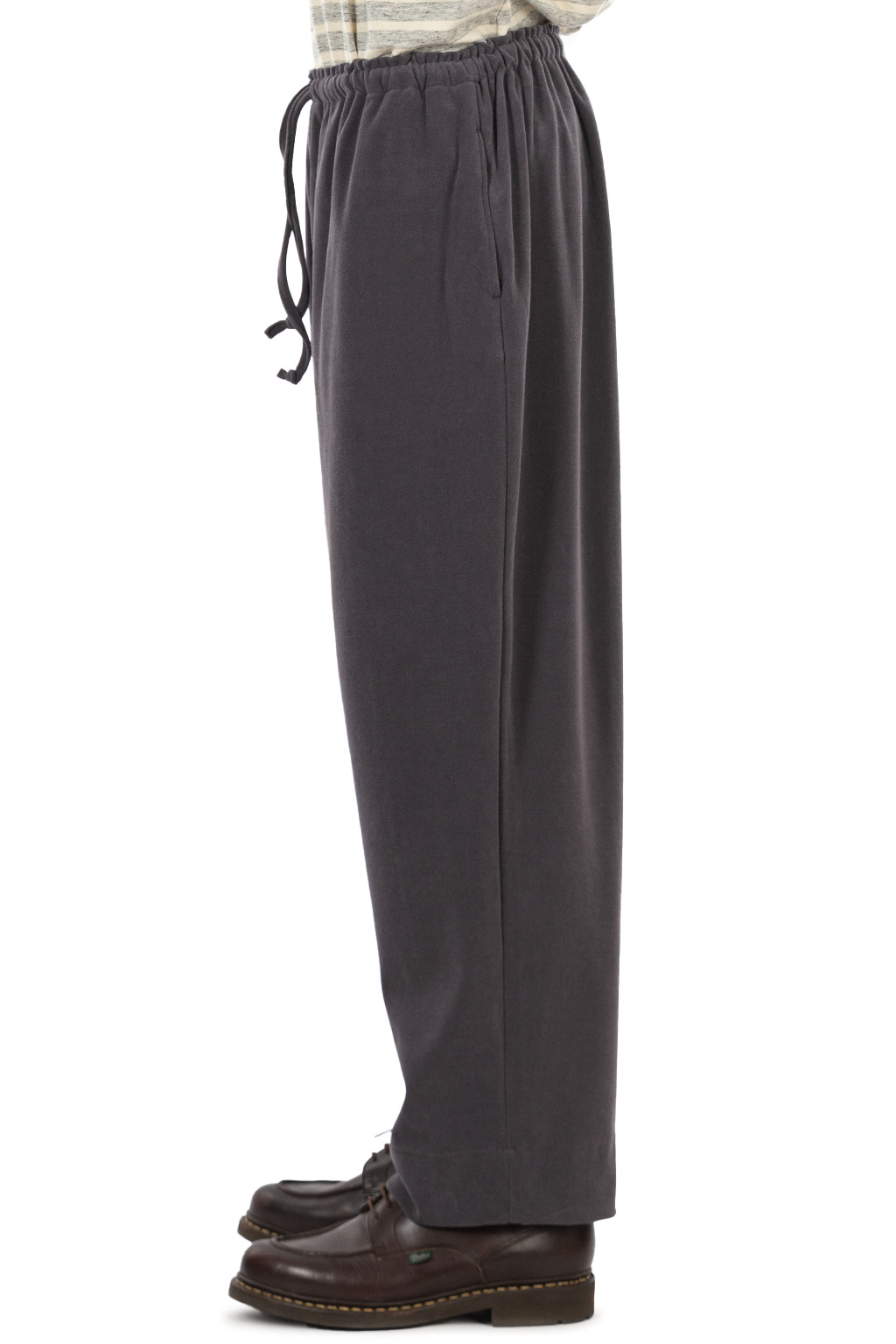 Manual Alphabet - High Gauge Pile Easy Pants - Charcoal