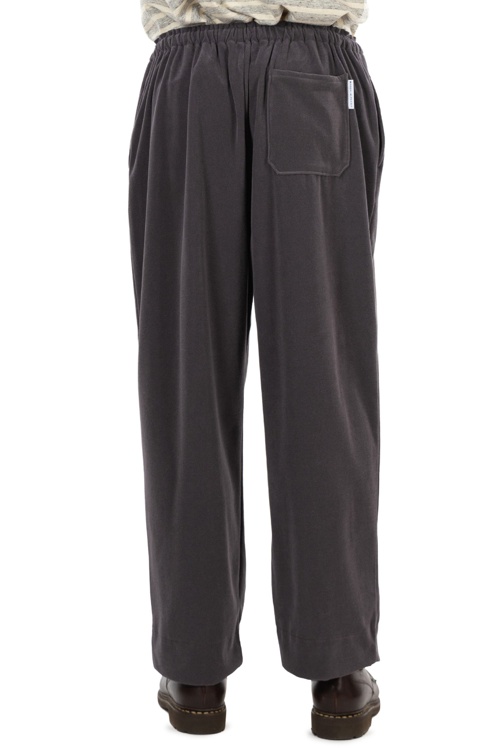 Manual Alphabet - High Gauge Pile Easy Pants - Charcoal
