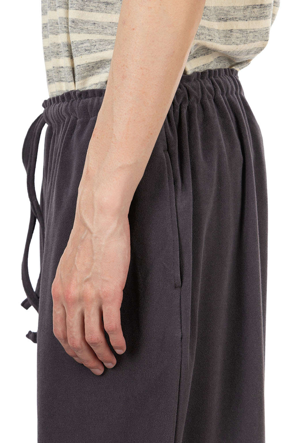 Manual Alphabet - High Gauge Pile Easy Pants - Charcoal