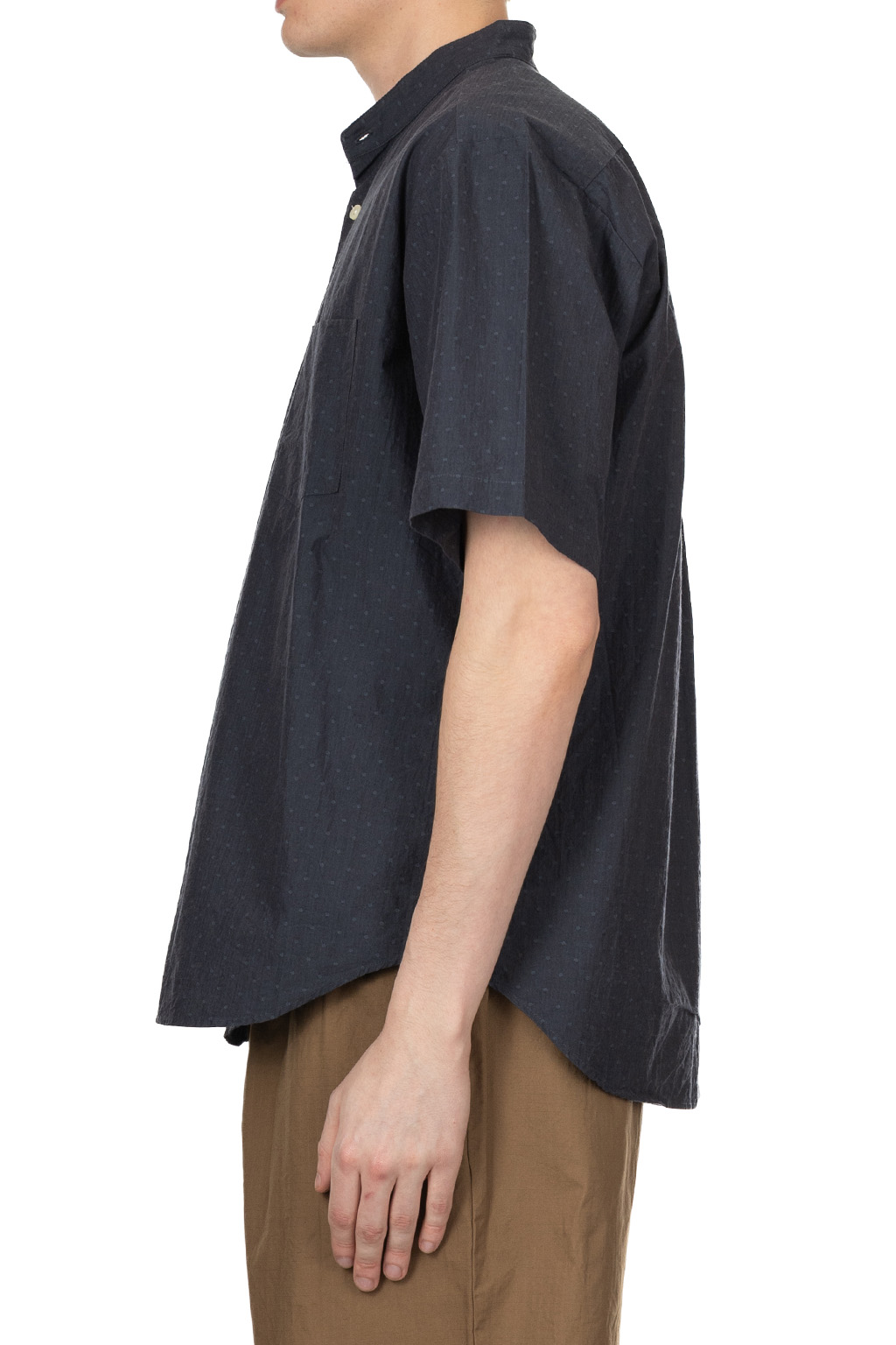 Manual Alphabet - Jacquard Loose Fit B/C SS Shirt - Dot