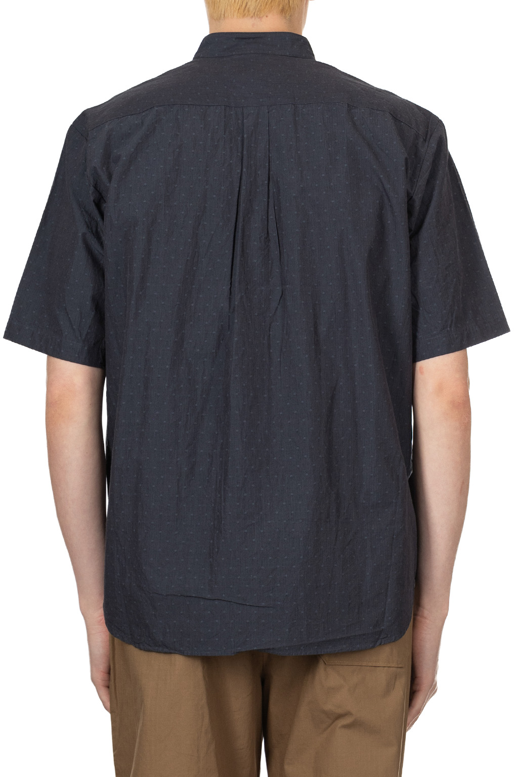 Manual Alphabet - Jacquard Loose Fit B/C SS Shirt - Dot