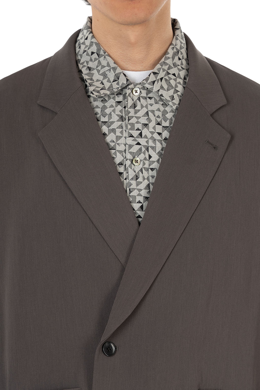 Manual Alphabet - Polyester Twill Jersey Comfort W Jacket - Charcoal