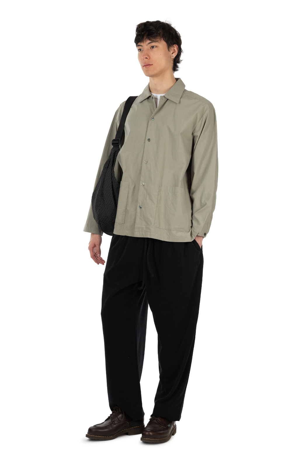Manual Alphabet - Weather Cloth Shirt Jacket - Sage