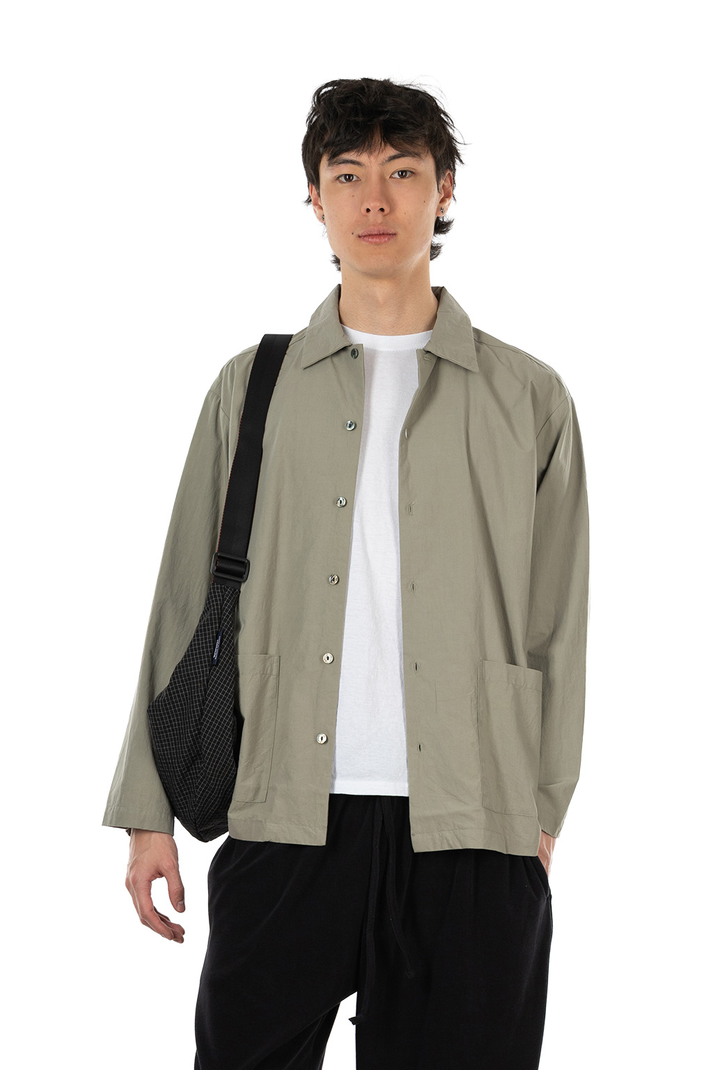 Manual Alphabet - Weather Cloth Shirt Jacket - Sage