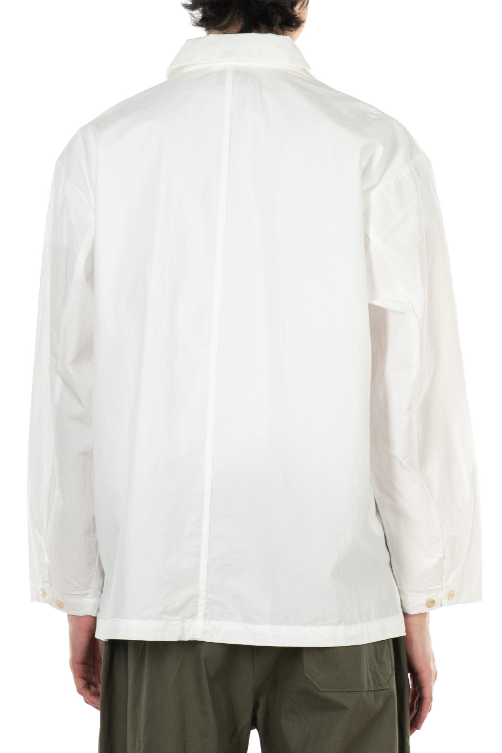 Manual Alphabet - Weather Cloth Shirt Jacket - White