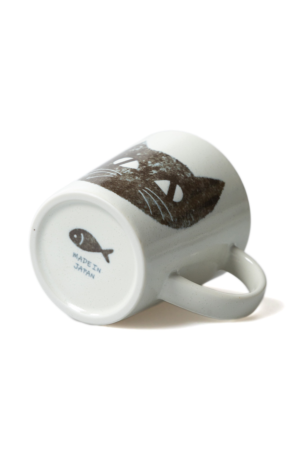 Mino Pottery - Cat's Face Mug BK