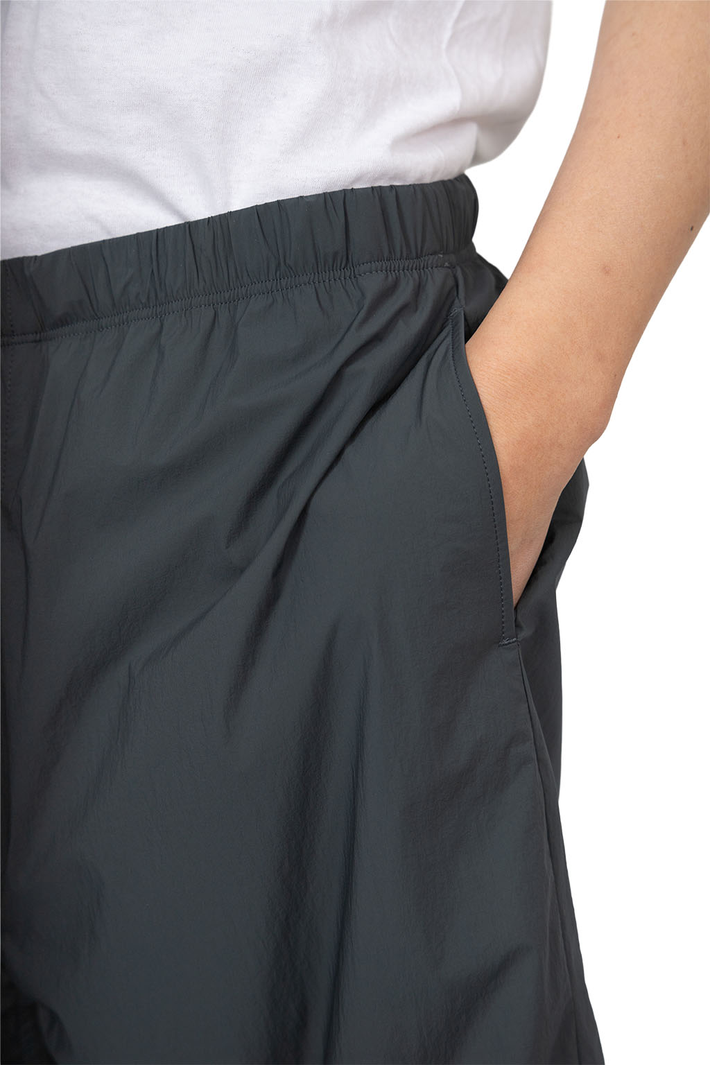 N Hoolywood - Webbing Belt Half Pants - Charcoal