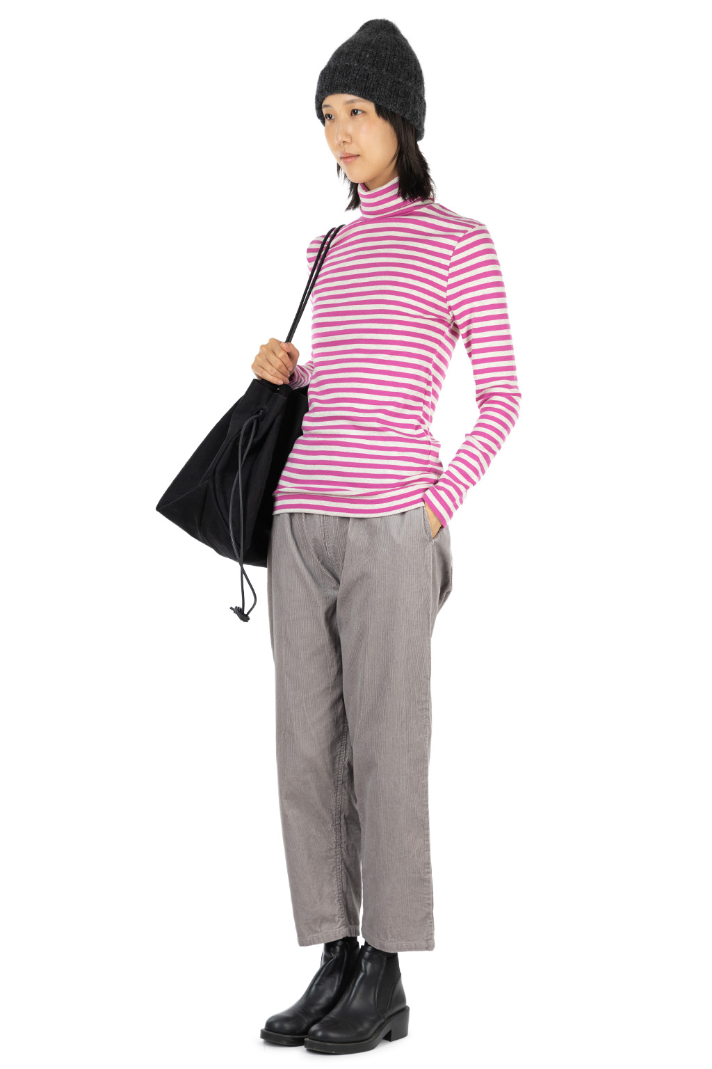 NARU  - 14W Corduroy Cozy Pants - Grey