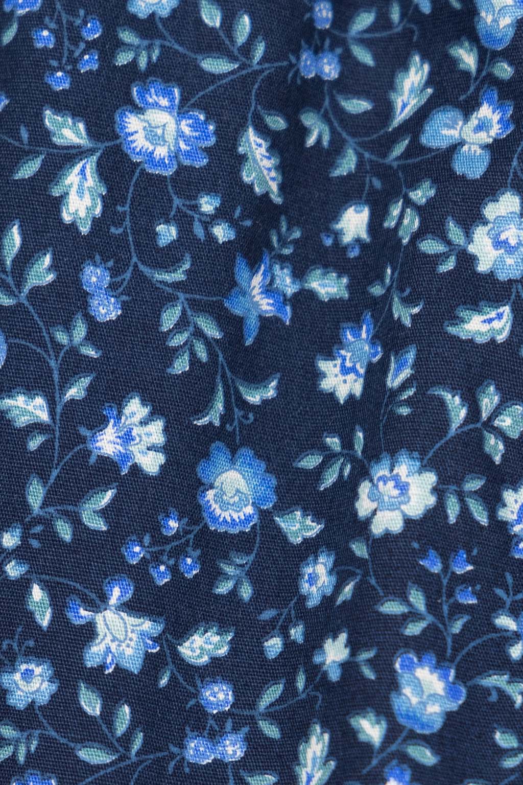 NARU  - Anitque Flower Broadway Egg Pants - Navy