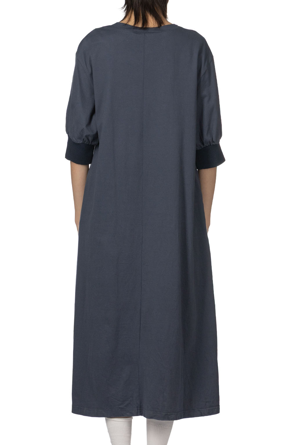 NARU  - Cotton Jersey Dress - Bluegray 