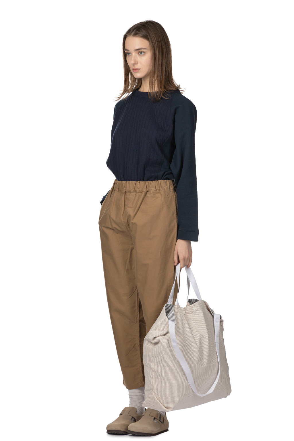NARU  - Cozy Moleskin Pants - Beige