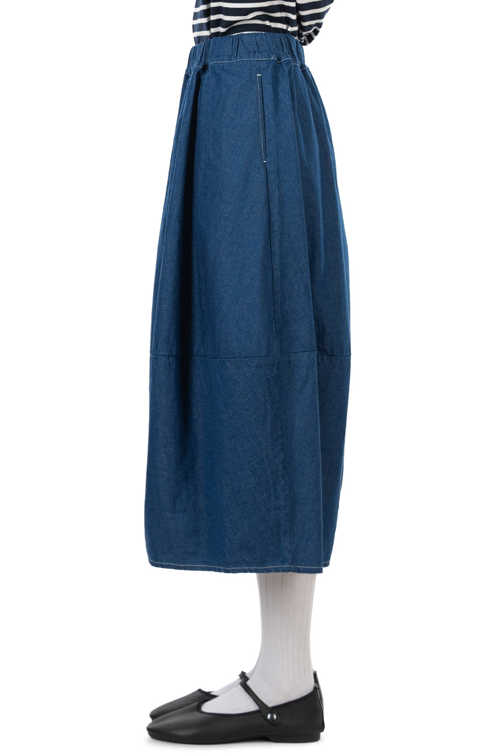 NARU  - Denim Egg Skirt