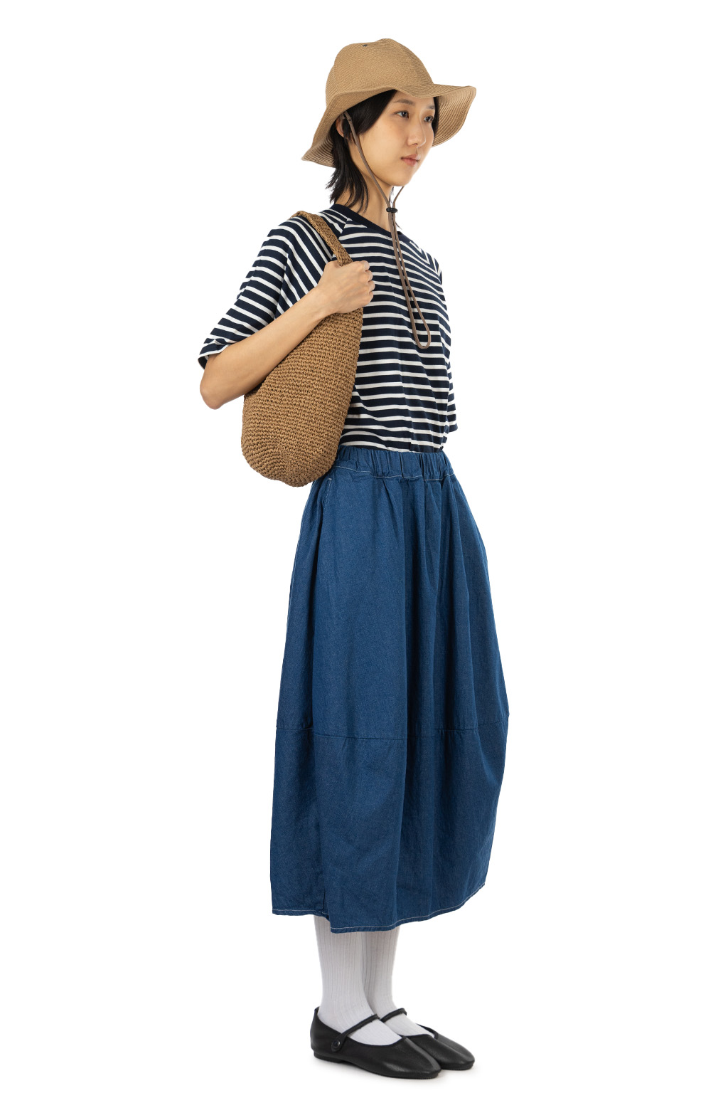 NARU  - Denim Egg Skirt