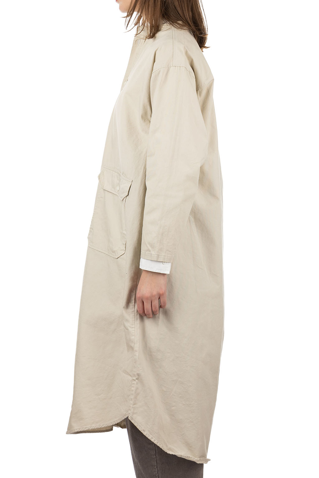 NARU  - Oxford Pocket Dress - Grege