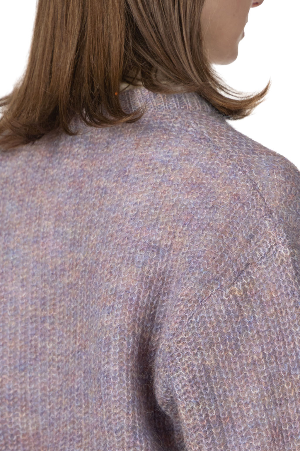 NARU  - Portmix Short Cardigan - Purple