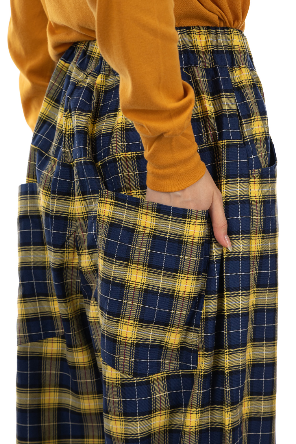 NARU  - Royal Tartan Noppo Pants - Blue Yellow and Red