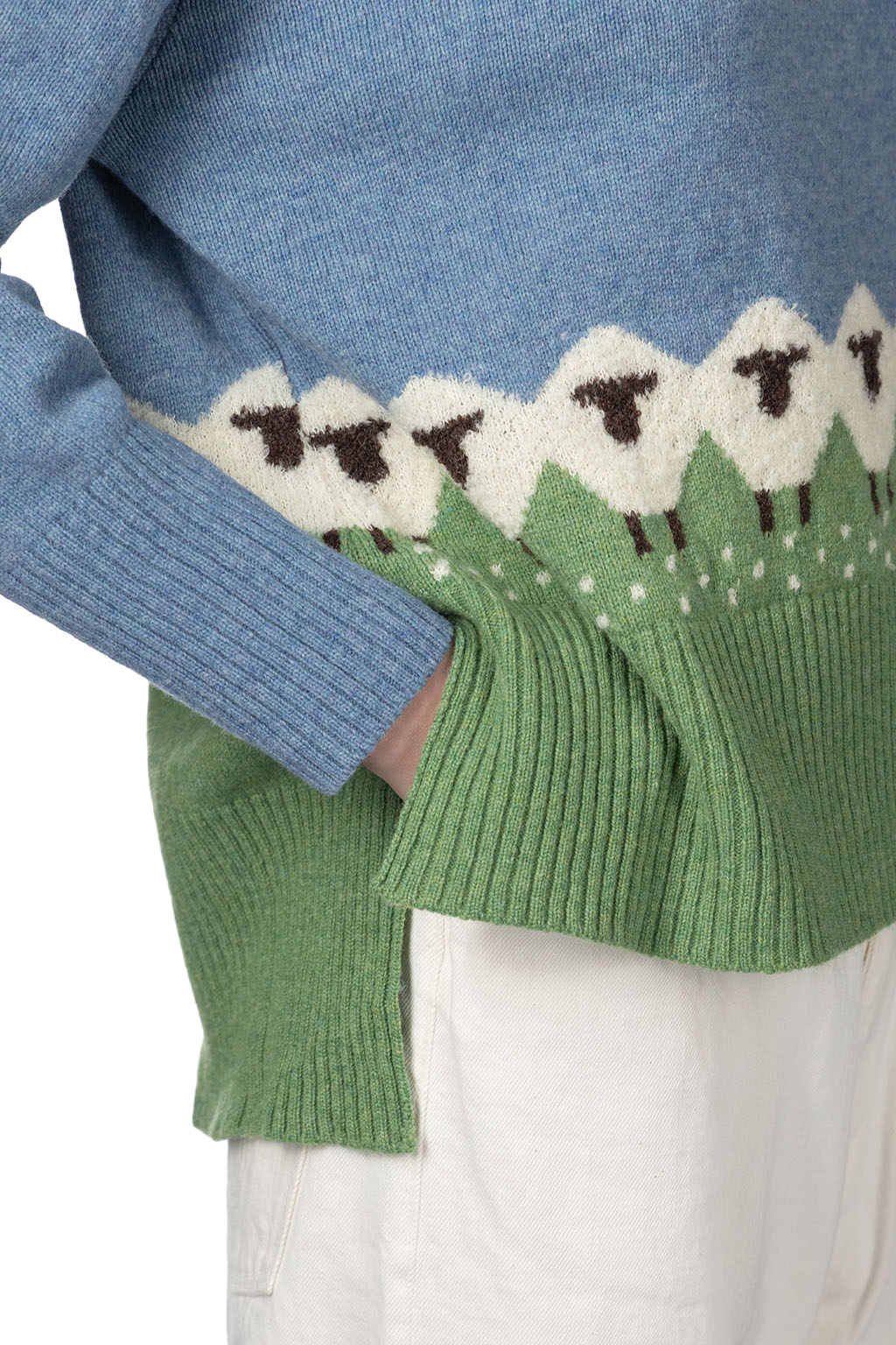 NARU  - Sheep Pattern Knit
