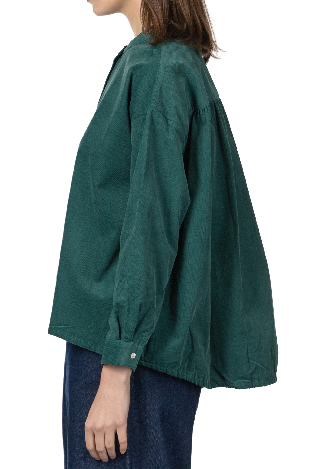 Nachukara - Shirt Corduroy Baloon Blouse 
