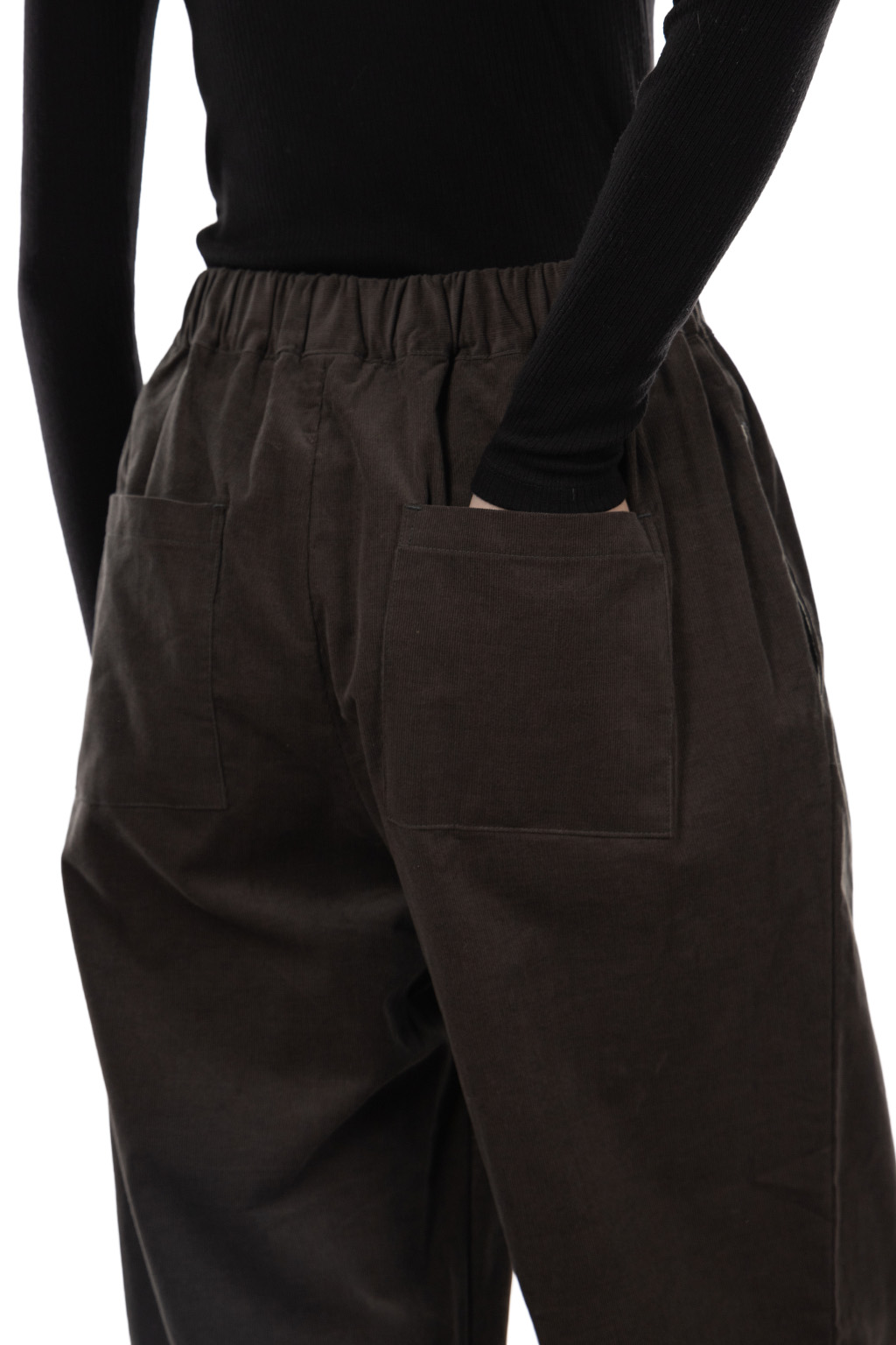 Nachukara - Corduroy Pants - Black